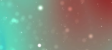 Gök mavisi ve kırmızı renkte yumuşak bokeh ışıkları olan soyut bir arkaplan rüya gibi bir atmosfer yaratıyor.