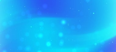 Yumuşak bokeh efektli soyut mavi arkaplan, dijital tasarım ve sunumlar için ideal