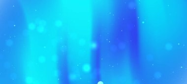 Yumuşak bokeh ışıkları olan soyut mavi arkaplan tasarım kullanımı için sakin bir atmosfer yaratıyor