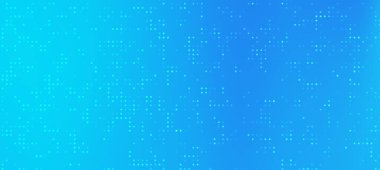 Nokta desenli soyut mavi eğimli arkaplan, dijital tasarım ve teknoloji temaları için ideal