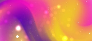 Yumuşak bokeh efektleriyle soyut renkli arkaplan, yaratıcı tasarımlar için ideal