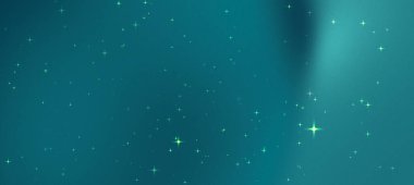 Parlayan yıldızlarla dolu ruhani bir gece göğü dinlenmek için sakin bir atmosfer yaratıyor.