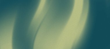 Akan şekilleri ve gradyanları serin renk paletinde gösteren soyut resim