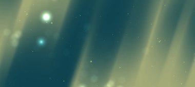 Yumuşak bokeh efektli soyut ışık ışınları sakin bir arka planda sakin bir atmosfer yaratır