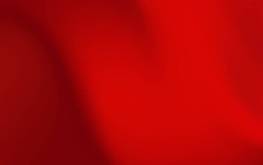 Pürüzsüz eğrileri olan soyut kırmızı kumaş dokusu, arkaplan ve tasarım projeleri için ideal