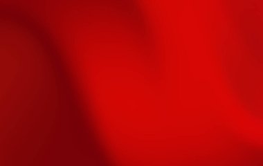 Pürüzsüz eğrileri olan soyut kırmızı kumaş dokusu, arkaplan ve tasarım projeleri için ideal