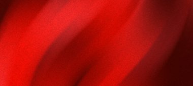 Dalgaların aktığı soyut kırmızı kumaş dokusu sıcak ve davetkar bir atmosfer yaratır.