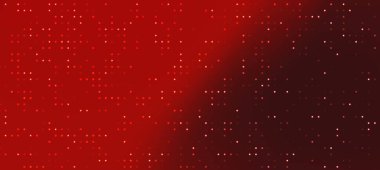 Dijital tasarım veya sanat projeleri için uygun dağınık noktalar ile soyut kırmızı eğimli arkaplan