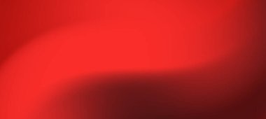 Düz eğriler ve yumuşak ışıklandırma ile soyut kırmızı eğimli arkaplan, sanatsal projeler için ideal
