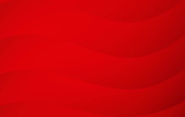 Modern tasarım projeleri için pürüzsüz gradyan içeren soyut kırmızı dalga deseni arka planı