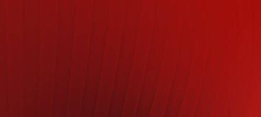 Pürüzsüz gradyan ve çizgilerle soyut kırmızı zemin, canlı ve dinamik bir atmosfer yaratıyor.