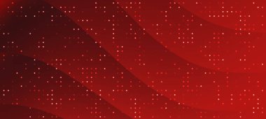 Dalgalı desenleri ve ince nokta dokuları olan soyut kırmızı arkaplan, tasarım projeleri için ideal