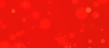 Yumuşak bokeh ışıklarıyla canlı kırmızı arka plan sıcak ve davetkar bir atmosfer yaratıyor