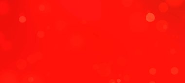 Yumuşak bokeh ışıkları olan canlı kırmızı arkaplan, festival temaları ve kutlamalar için ideal