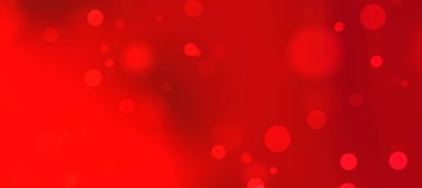 Bulanık daireleri olan soyut kırmızı arkaplan tasarım için canlı ve dinamik bir atmosfer yaratıyor.