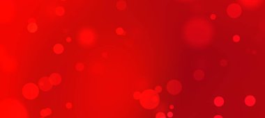 Yumuşak bokeh ışıklarıyla soyut kırmızı arkaplan sıcak ve canlı bir atmosfer yaratır (1)