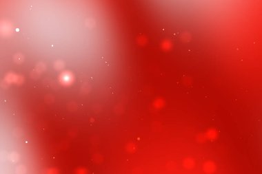 Yumuşak ışıklı soyut kırmızı bokeh arkaplan tasarım için rüya gibi bir atmosfer yaratıyor