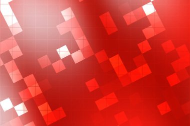 Değişen tonlara ve şeffaflığa sahip soyut kırmızı geometrik desen, arka planlar için uygundur