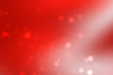 Yumuşak bokeh efektlerine sahip soyut kırmızı eğimli arkaplan, festival veya romantik temalar için ideal