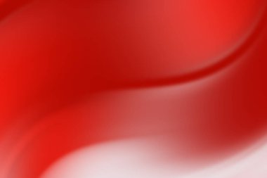 Soyut kırmızı dalga arkaplan tasarımı pürüzsüz gradyanlarla, modern dijital sanat ve sunumlar için ideal