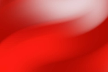 Yumuşak eğimli ve pürüzsüz geçişleri olan soyut kırmızı dalga deseni, arka planlar için ideal