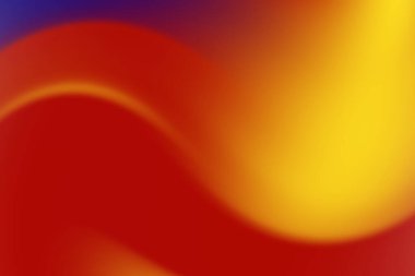 Uyumlu harmanlanmış kırmızı, sarı ve mavi renklerin soyut girdabı yaratıcı projeler için görsel olarak çarpıcı bir arkaplan oluşturur.