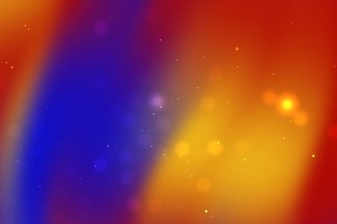 Karışık renkler ve yumuşak bokeh efektleriyle soyut ve canlı bir arkaplan rüya gibi bir atmosfer yaratıyor