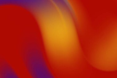 Kırmızı, turuncu ve mor harmanlanmış soyut dalgalar tasarım için canlı bir zemin oluşturur.