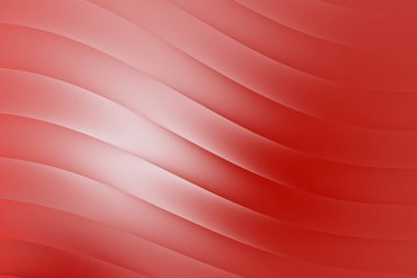 Düz eğimli soyut dalgalı kırmızı arkaplan, tasarım projeleri ve dijital sanat için ideal