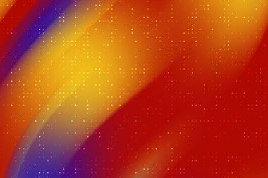 Kırmızı, turuncu ve sarı noktalı renklerden oluşan canlı soyut arkaplan