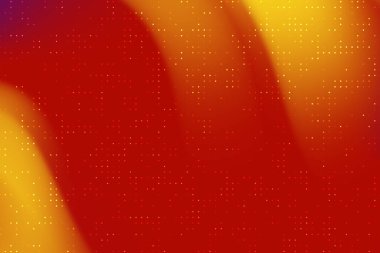 Noktalı desenli kırmızı ve sarı dalgalı canlı arkaplan tasarım için idealdir.