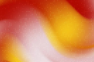 Kıvrımlı kırmızı, turuncu ve sarı renkli yumuşak bir gradyanı olan canlı ve soyut bir arka plan.