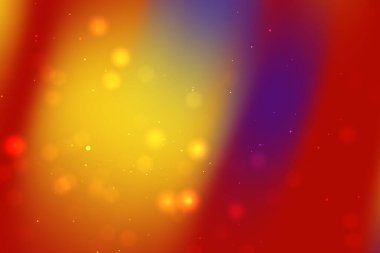 Renkli bokeh ışıkları ile canlı soyut arka plan sıcak ve davetkar bir atmosfer yaratıyor.