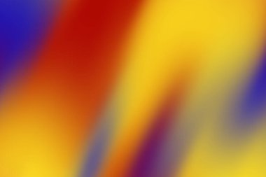 Kırmızı, sarı ve mavi renkli canlı soyut arka plan, dinamik bir görsel efekt yaratır.