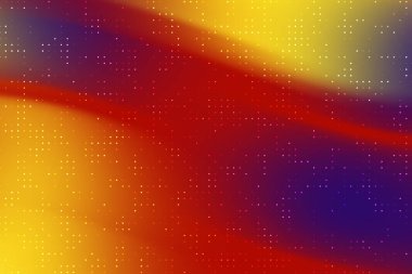 Kırmızı, sarı ve mor renkli canlı soyut arkaplan, hareket ve enerjiyi akla getiriyor.