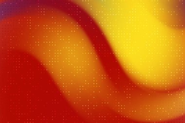 Kırmızı, turuncu ve sarı renkli dalgalarla dolu canlı soyut bir arka plan, dinamik bir görsel efekt yaratır.