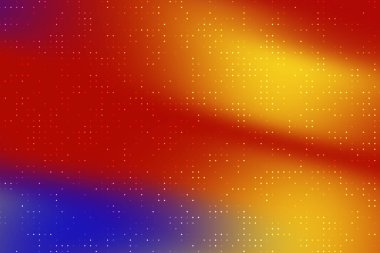 Kırmızı, Sarı ve Mavi Dinamik Bir Duygu Oluşturma Gradyanlarıyla Canlı Soyut Arkaplan