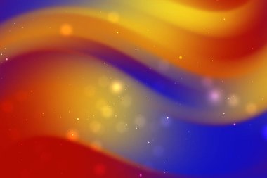 Renklerin birlikte akışının canlı Soyut Dalgaları, Tasarım Kullanımı için Rüya Arkaplan Oluşturma