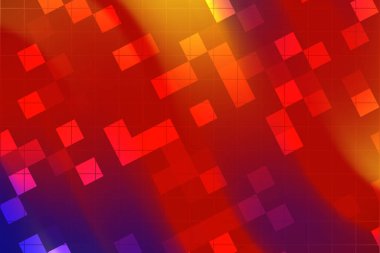 Geometrik şekiller ve gradyanlarla soyut renkli arkaplan canlı bir görsel etki yaratır (1)