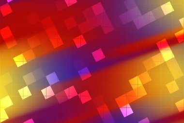 Geometrik şekiller ve gradyanlarla soyut renkli arkaplan tasarım projeleri için uygundur