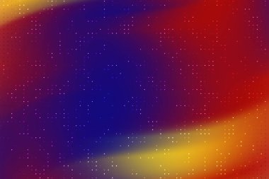 Kırmızı, mavi ve sarı renkli canlı renklere sahip soyut renkli arkaplan dijital tasarım için uygun.