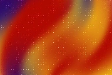 Kırmızı, turuncu ve mor harmanlanmış canlı tonlarıyla soyut renk eğimli arkaplan