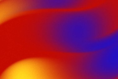 Kırmızı, turuncu ve mavinin soyut renkli dalgaları canlı bir eğimle harmanlanıyor.