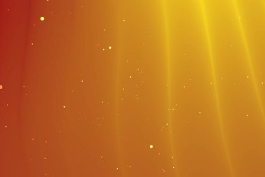 Sıcak turuncu ve sarı tonlara sahip soyut eğimli arkaplan, yavaşça harmanlanıyor ve parlıyor