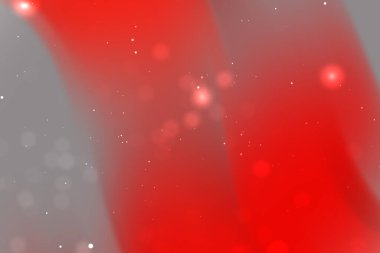 Yumuşak bokeh ışıklarıyla soyut kırmızı ve gri arkaplan rüya gibi bir atmosfer yaratıyor (1)
