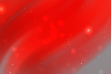 Yumuşak bokeh ışıkları olan soyut kırmızı ve gri arkaplan, sanatsal veya şenlikli temalar için ideal