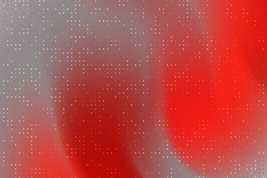 Noktalı dokusu olan soyut kırmızı ve gri kıvrımlı arkaplan, dijital tasarım ve sanat için ideal