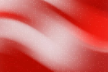 Yumuşak eğimli ve tasarım kullanımı için ince desenli soyut kırmızı ve beyaz dalga deseni arkaplanı