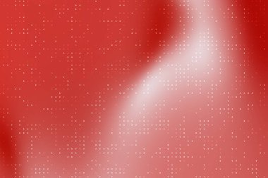 Tasarım projeleri için uygun, pürüzsüz bir gradyan ve noktalı dokuya sahip soyut kırmızı arkaplan