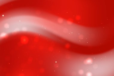 Akan dalgalar ve yumuşak bokeh ışıkları ile soyut kırmızı arkaplan, festival temaları için ideal